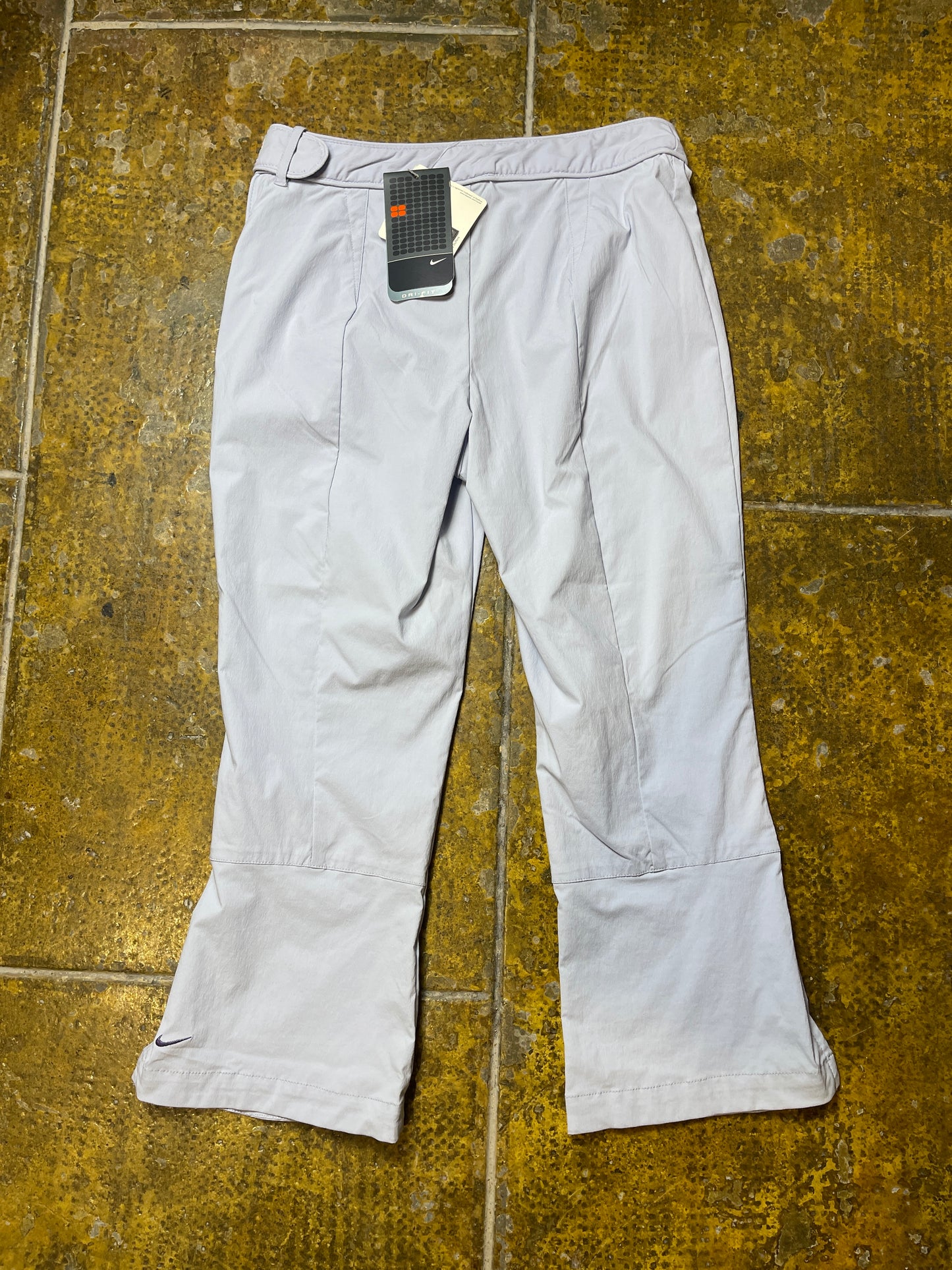 Nike Track Sport Capri Pants Lavender 2000s y2k Deadstock - S