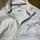 Adidas Sport Zip Through Sweatshirt White 2008 y2k - S
