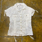 Patrice Breal Short Sleeve Top Linen White - M