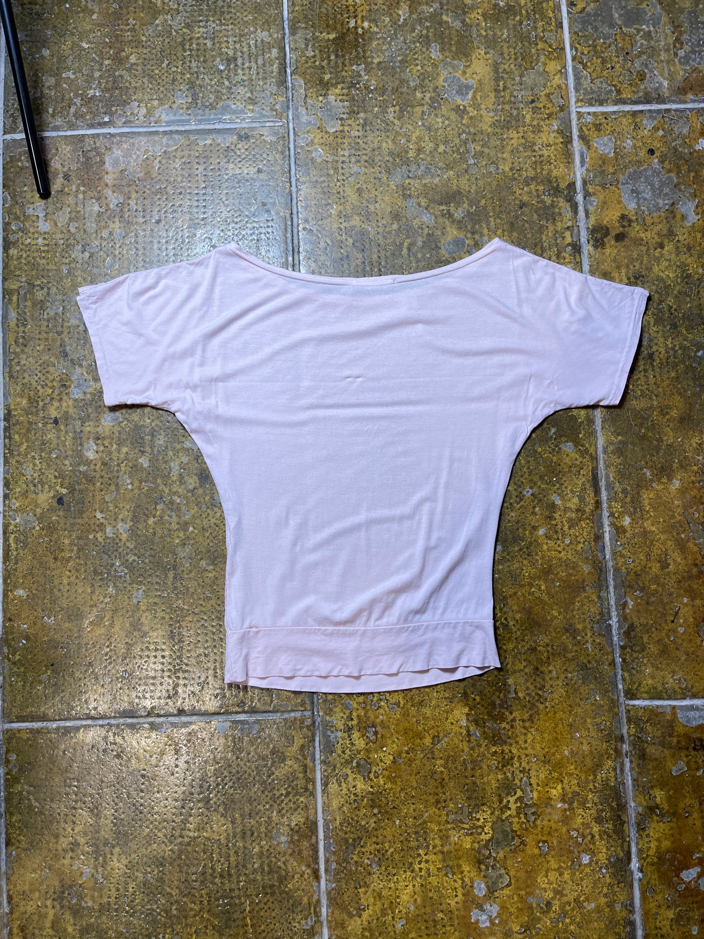 Only Short Sleeve Face Top Rose 2000s y2k - XS