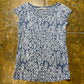 Camaieu Short Sleeve Top Blue 2000s y2k - S