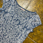 Camaieu Short Sleeve Top Blue 2000s y2k - S