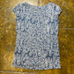 Camaieu Short Sleeve Top Blue 2000s y2k - S