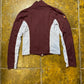 Freeman T Porter Sport Jacket Bordeaux Turquoise 2000s y2k - S