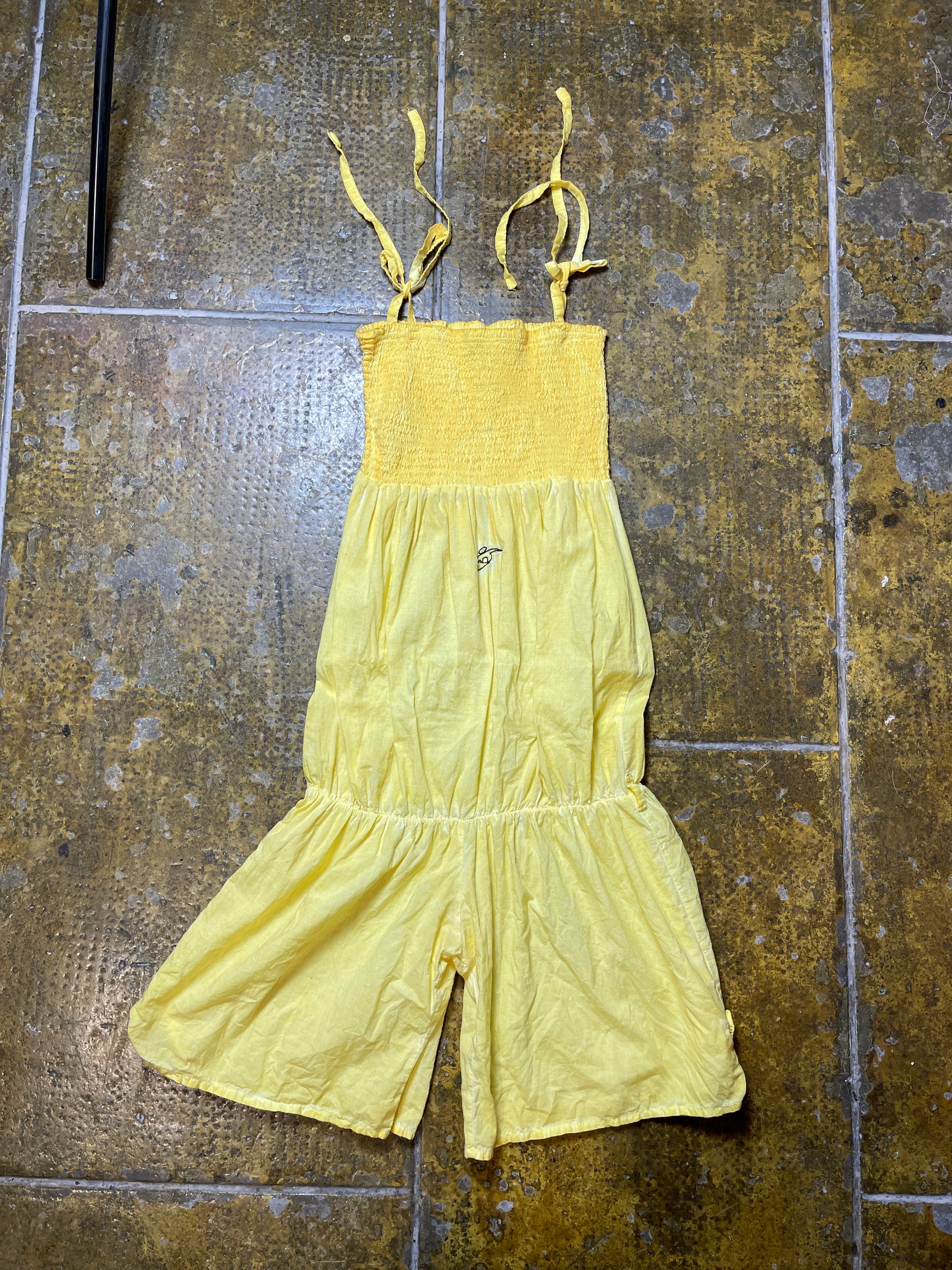 Fly Up Jump Suit Yellow 2000s y2k - M