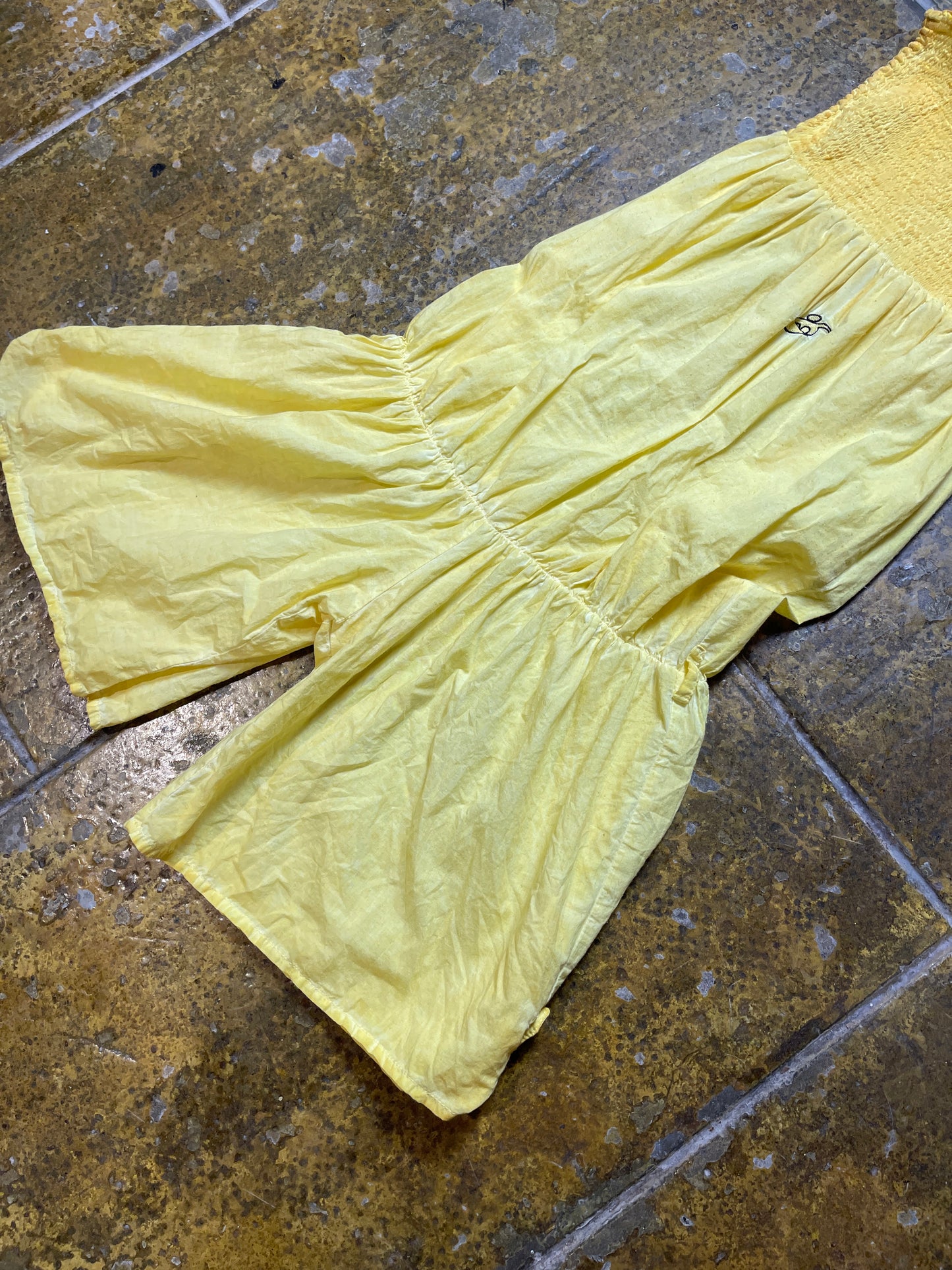 Fly Up Jump Suit Yellow 2000s y2k - M