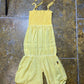 Fly Up Jump Suit Yellow 2000s y2k - M