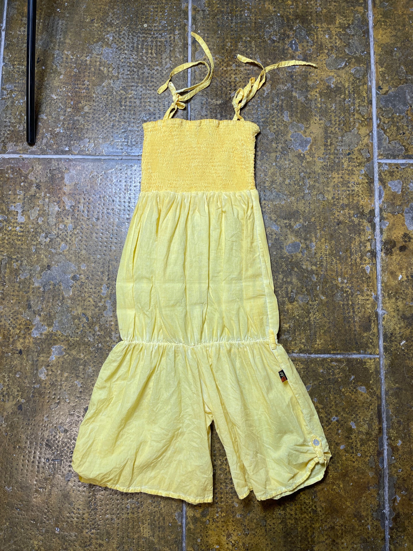 Fly Up Jump Suit Yellow 2000s y2k - M
