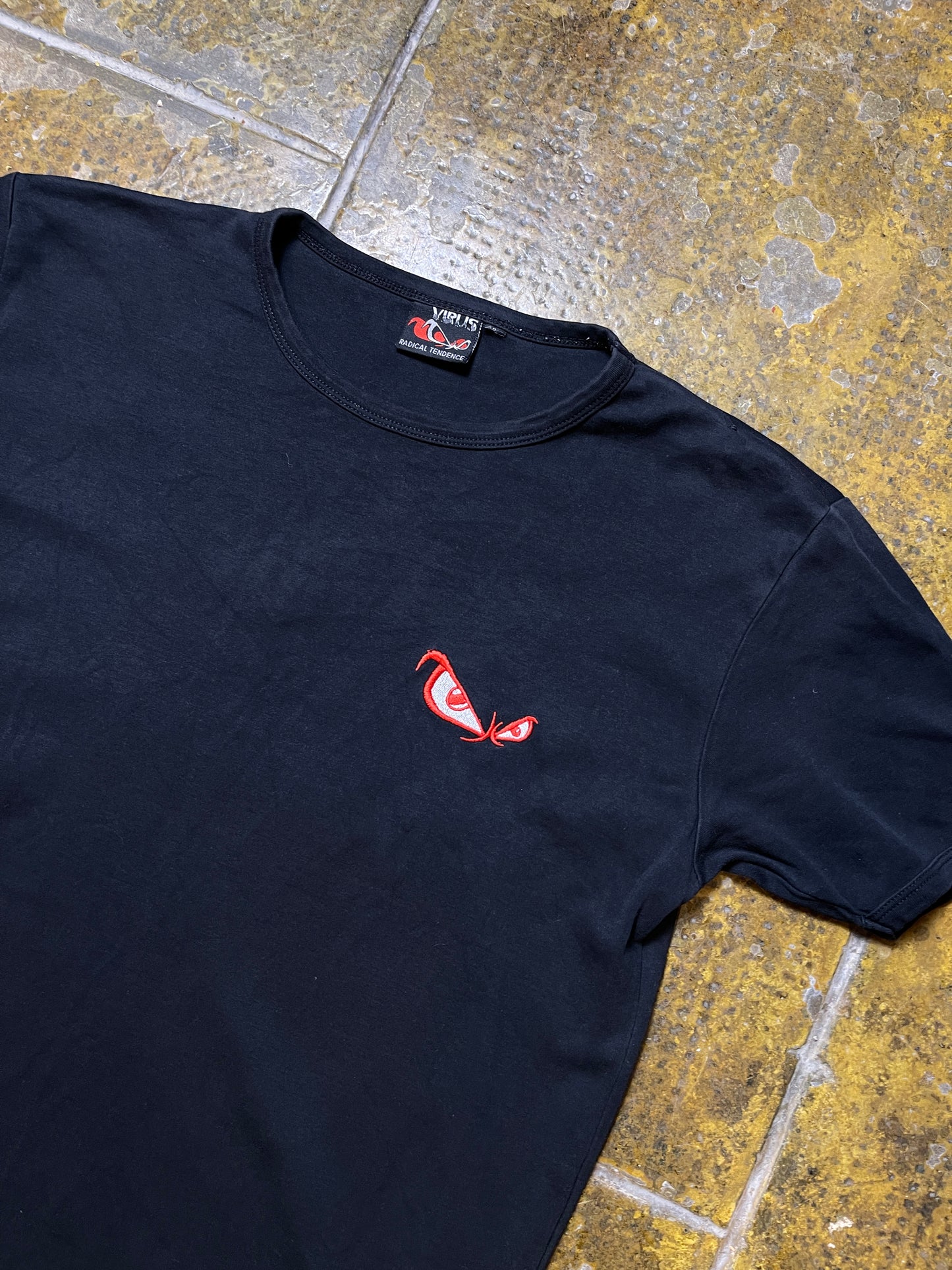 No Fear Short Sleeve Top Chico Malo Black 2000s y2k - L