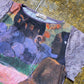 Thamato Short Sleeve Top see through Multicolor 2000s y2k - S