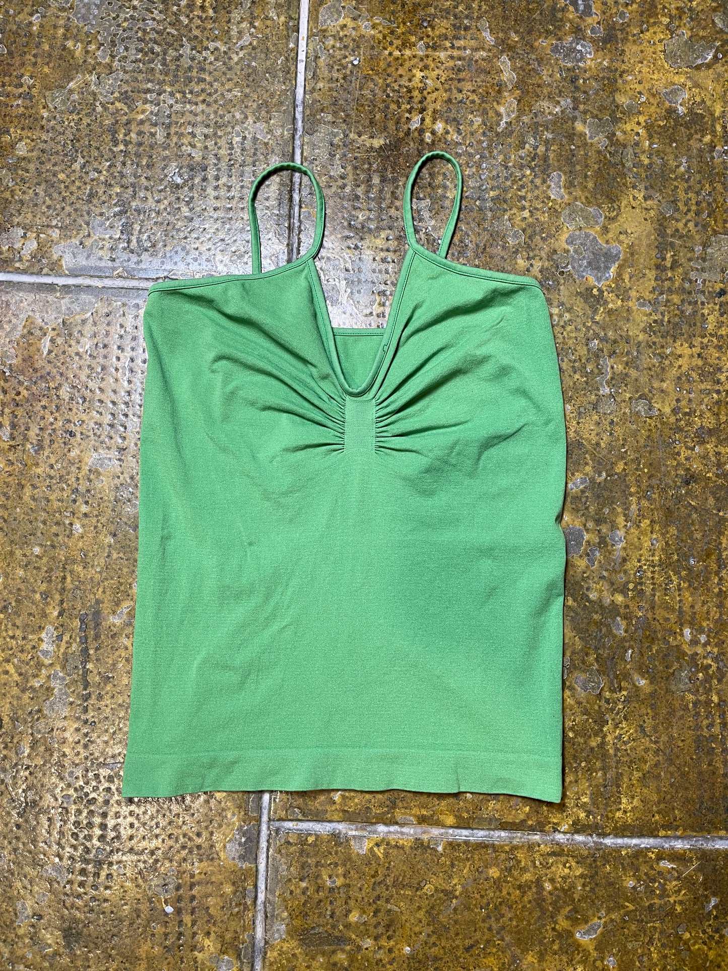 Sleeveless Top Green 2000s y2k - S