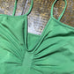 Sleeveless Top Green 2000s y2k - S