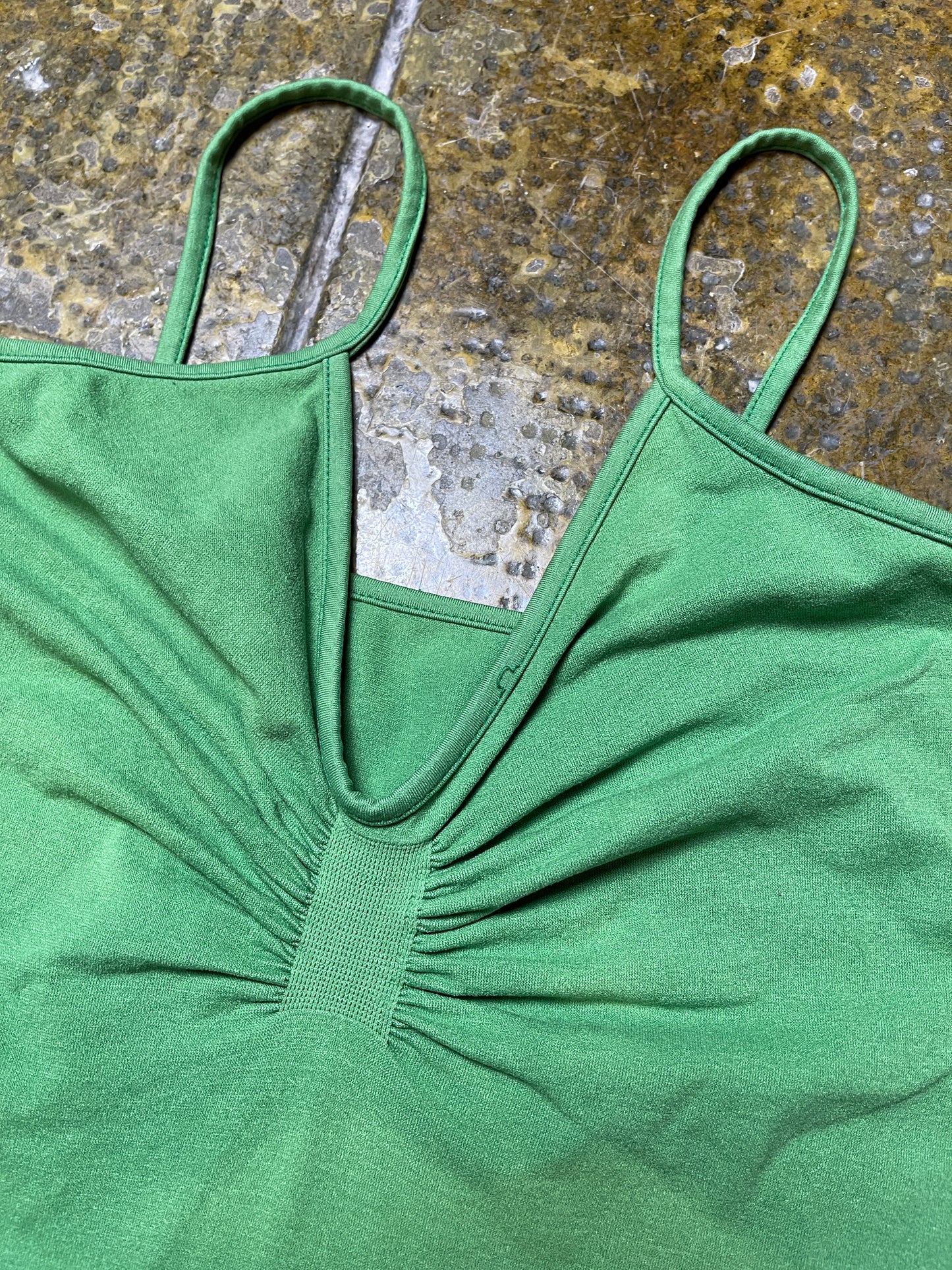 Sleeveless Top Green 2000s y2k - S