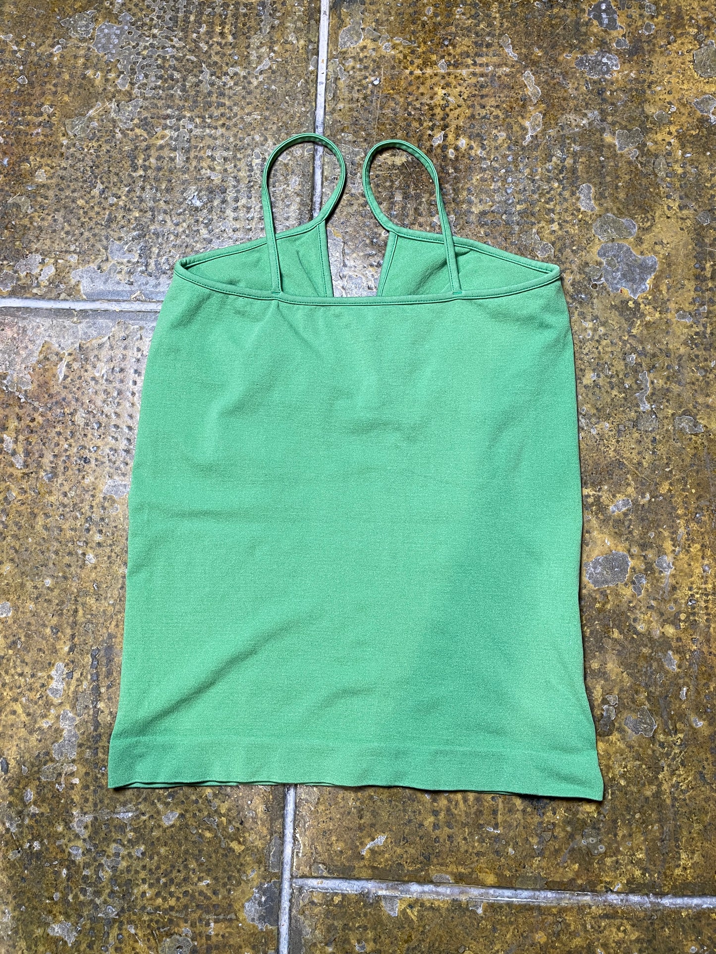 Sleeveless Top Green 2000s y2k - S