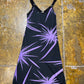 You & me Sleeveless Dress Black Purple 2000s y2k - M