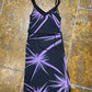 You & me Sleeveless Dress Black Purple 2000s y2k - M