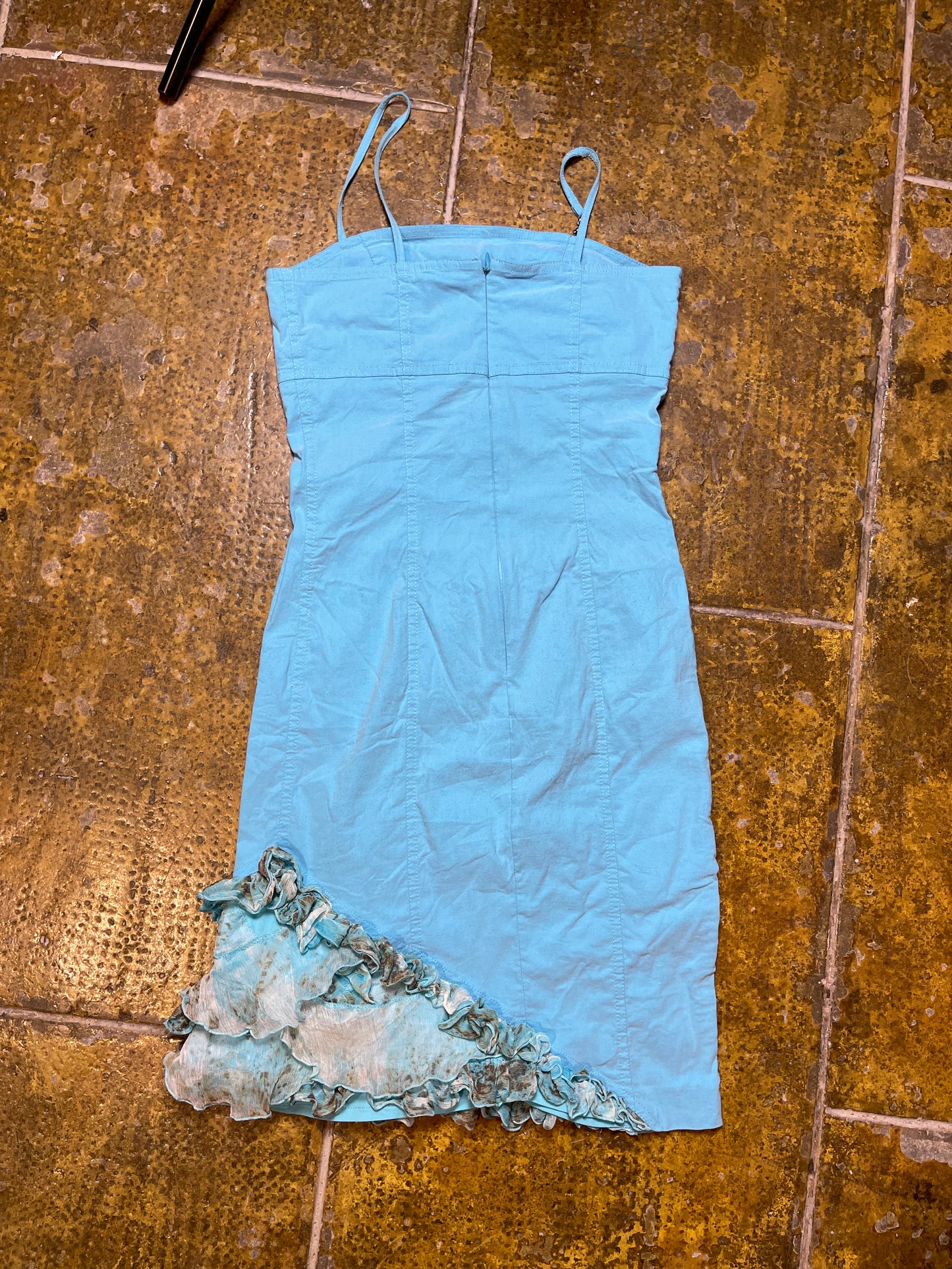 Ikito Sleeveless Dress Blue 2000s y2k Fairy - L