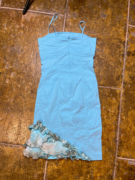 Ikito Sleeveless Dress Blue 2000s y2k Fairy - L