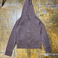 Fly Up Zip Through Hoodie Brown 2000s y2k - XS