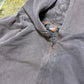 Fly Up Zip Through Hoodie Brown 2000s y2k - XS