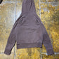Fly Up Zip Through Hoodie Brown 2000s y2k - XS