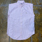 Ralph Lauren Sleeveless Shirt Zohan Style White Pink - S