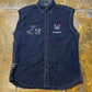 Paul & Shark Sleeveless Shirt Navy 2000s y2k - XL/XXL
