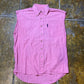 VIntage Kappa Sleeveless Shirt Pink White - M
