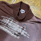 Adolfo Dominguez Short Sleeve Top Brown 2000s y2k - S