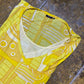 Miss Sixty Sleeveless Summer Dress Yellow 2000s y2k - L