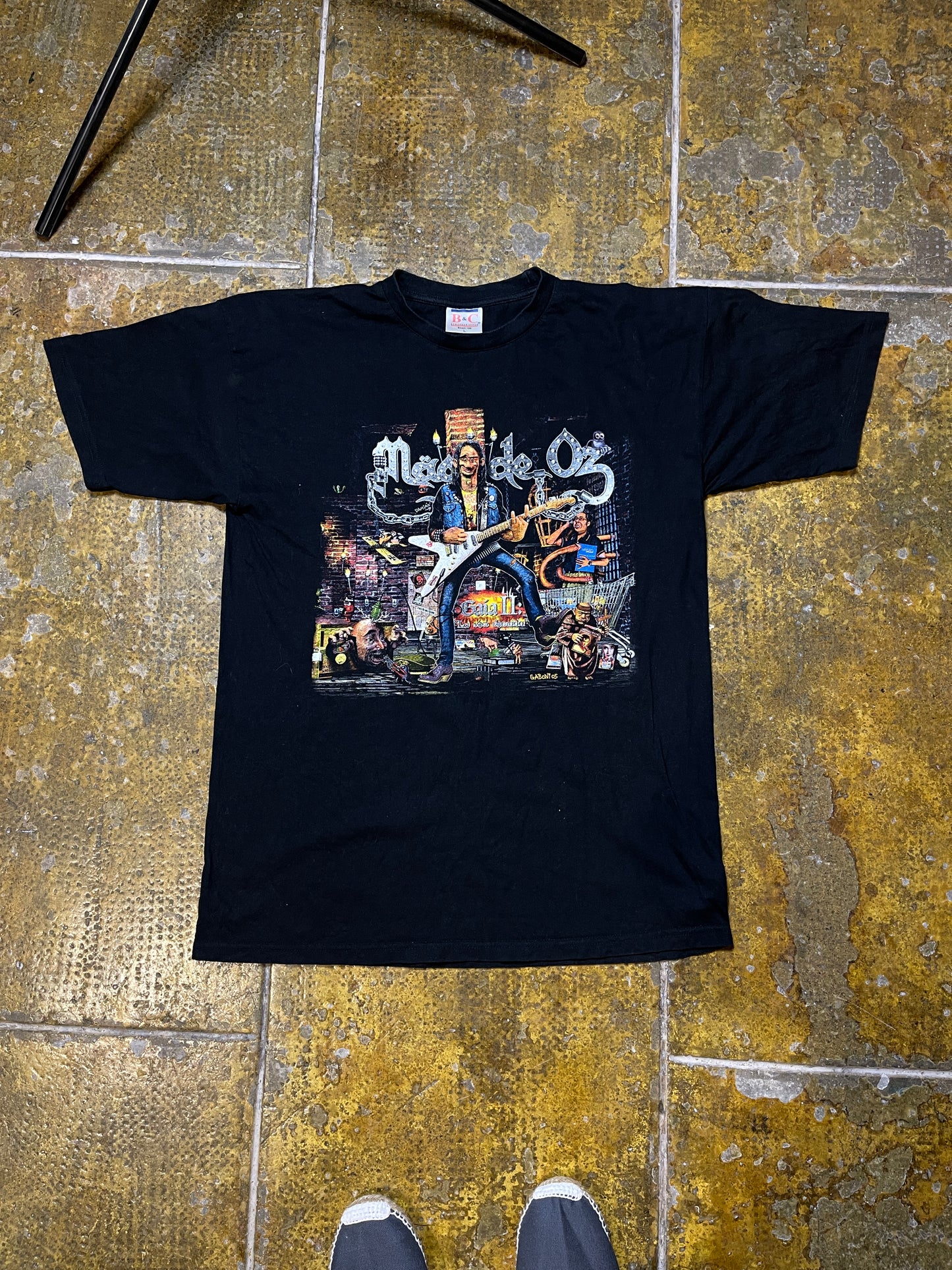 Mago de Oz Gaia Band T-Shirt Black 2000s - L