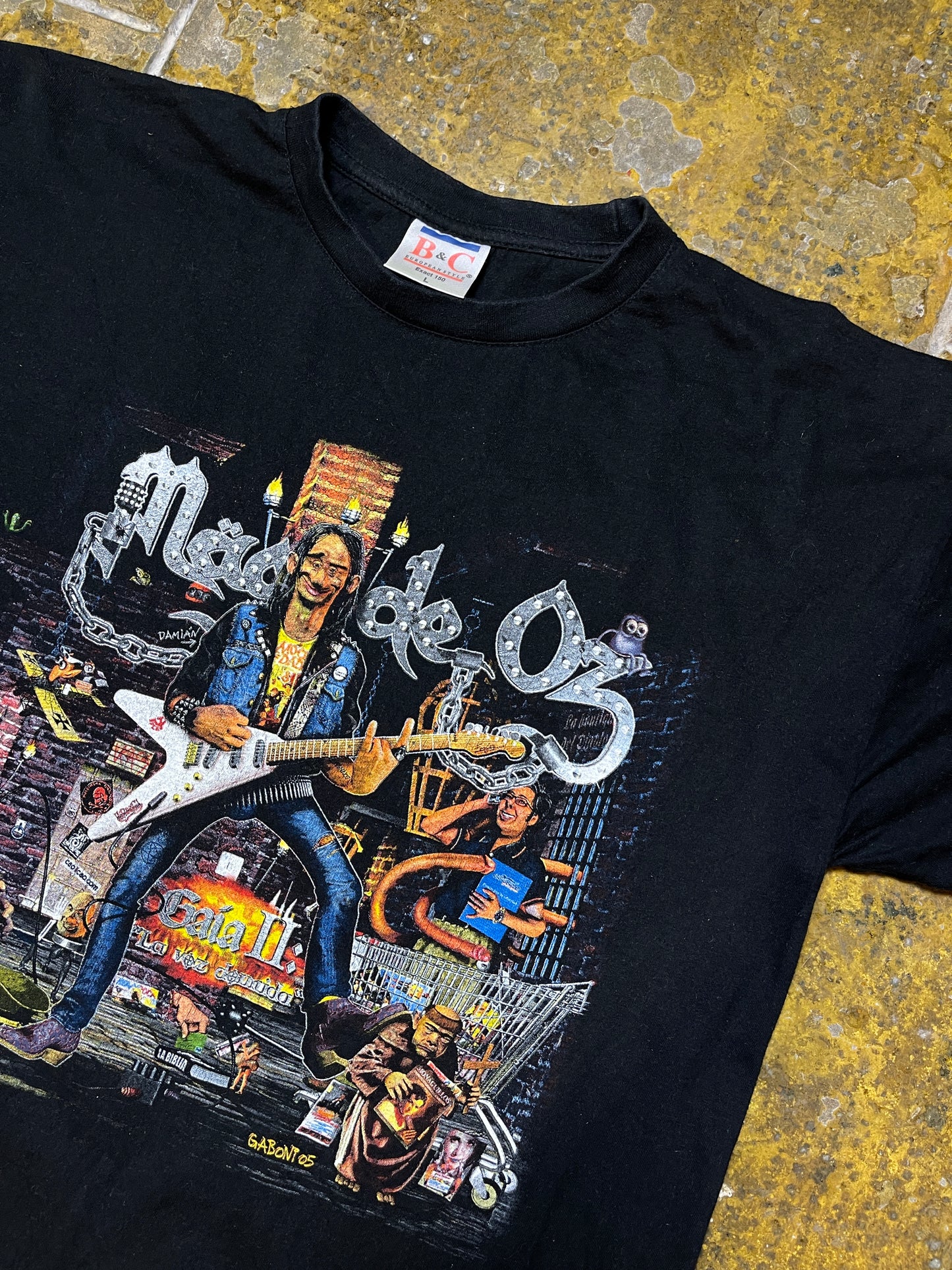 Mago de Oz Gaia Band T-Shirt Black 2000s - L
