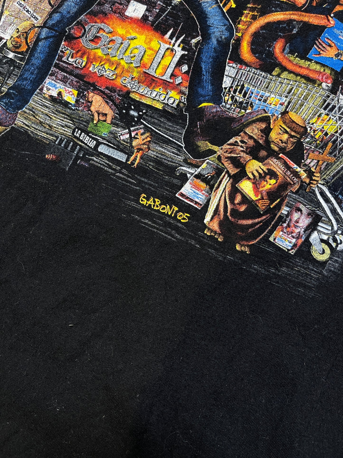 Mago de Oz Gaia Band T-Shirt Black 2000s - L