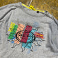 Valentino Rossi Long Sleeve Gray Yellow 2000s y2k - M
