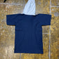 Nike Short Sleeve Top Hoodie Navy 1990s - XS