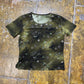 Green Short Sleeve Top Shiny 2000s y2k - XL