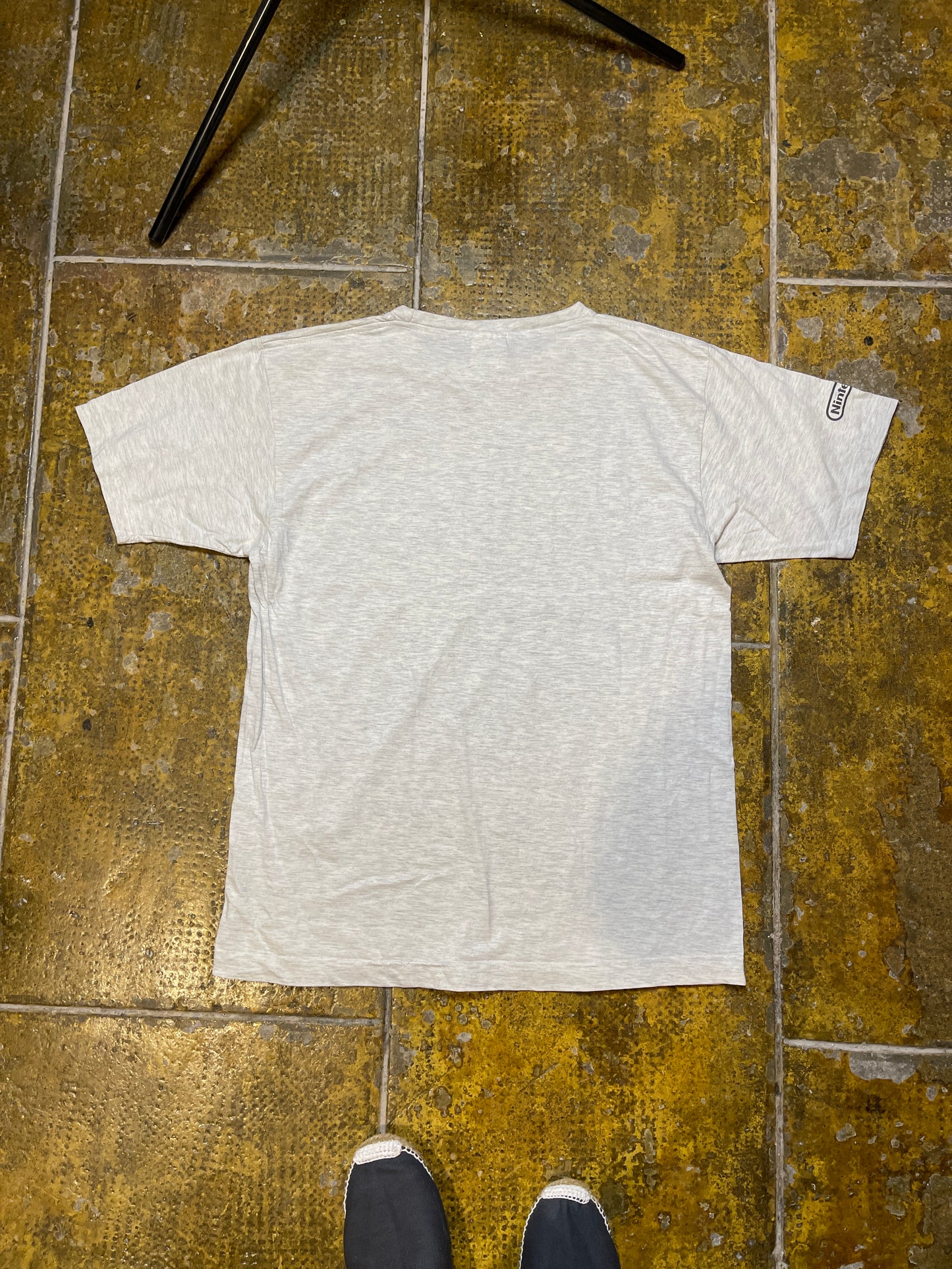 Nintendo New Super Mario Bros Wii T-Shirt Gray 2000s y2k - L