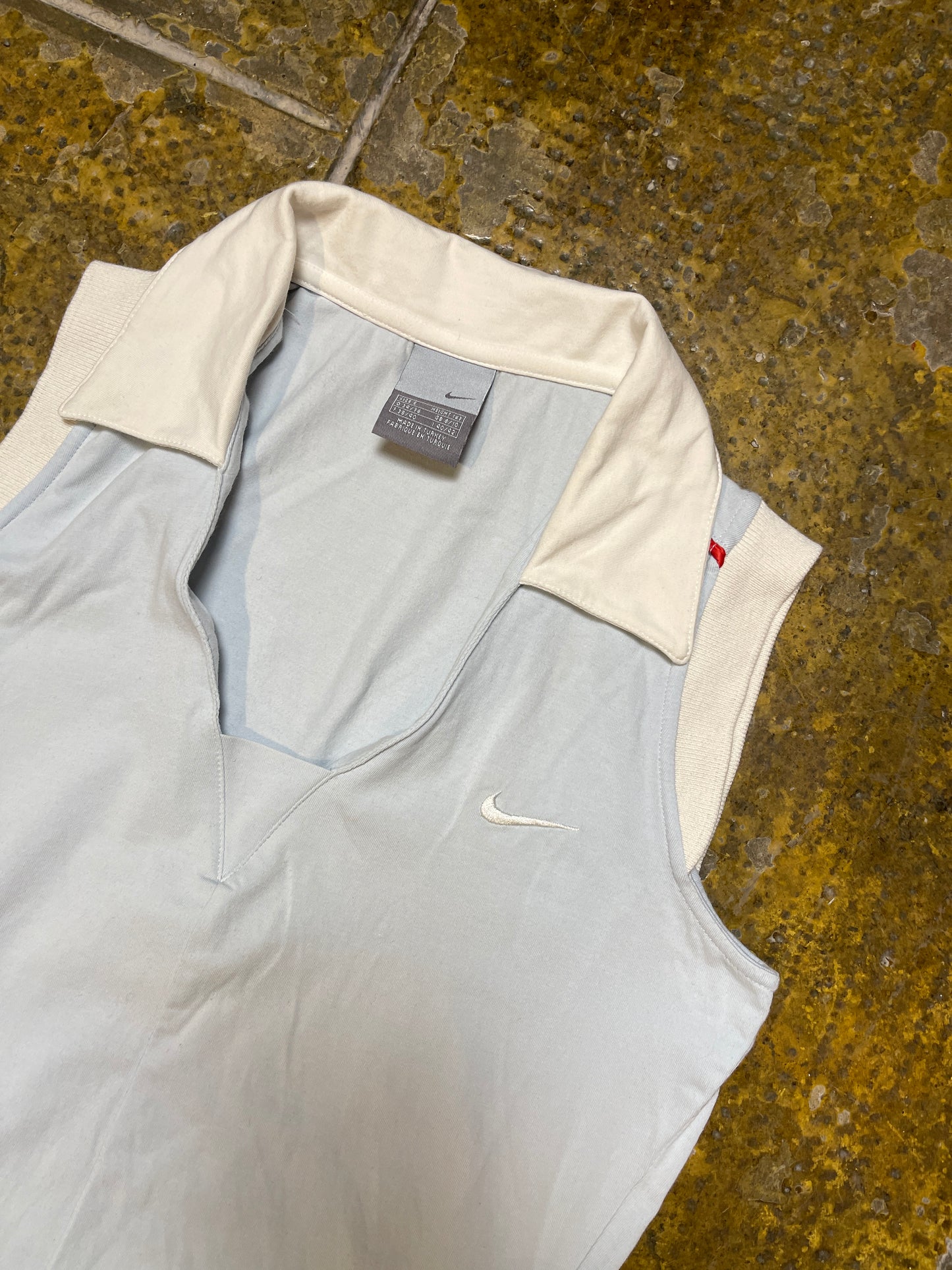 Nike Sleeveless Top Blue 2000s y2k - S