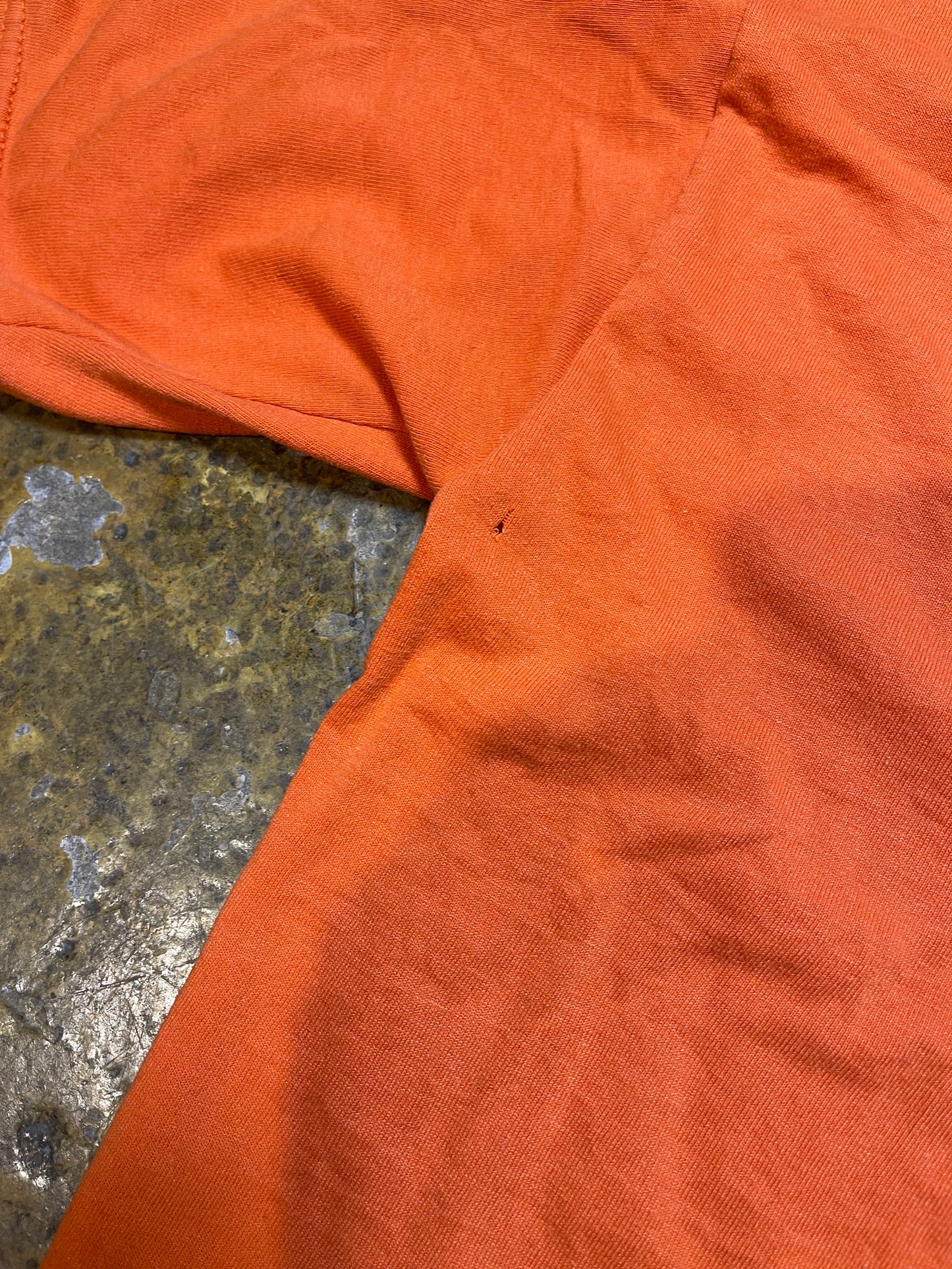 Vintage Nike T-Shirt Orange 1990s - XXL