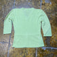 Oscalica Knitted Summer Sweatshirt Green - L