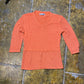 Oscalica Knitted Summer Sweatshirt Orange - L