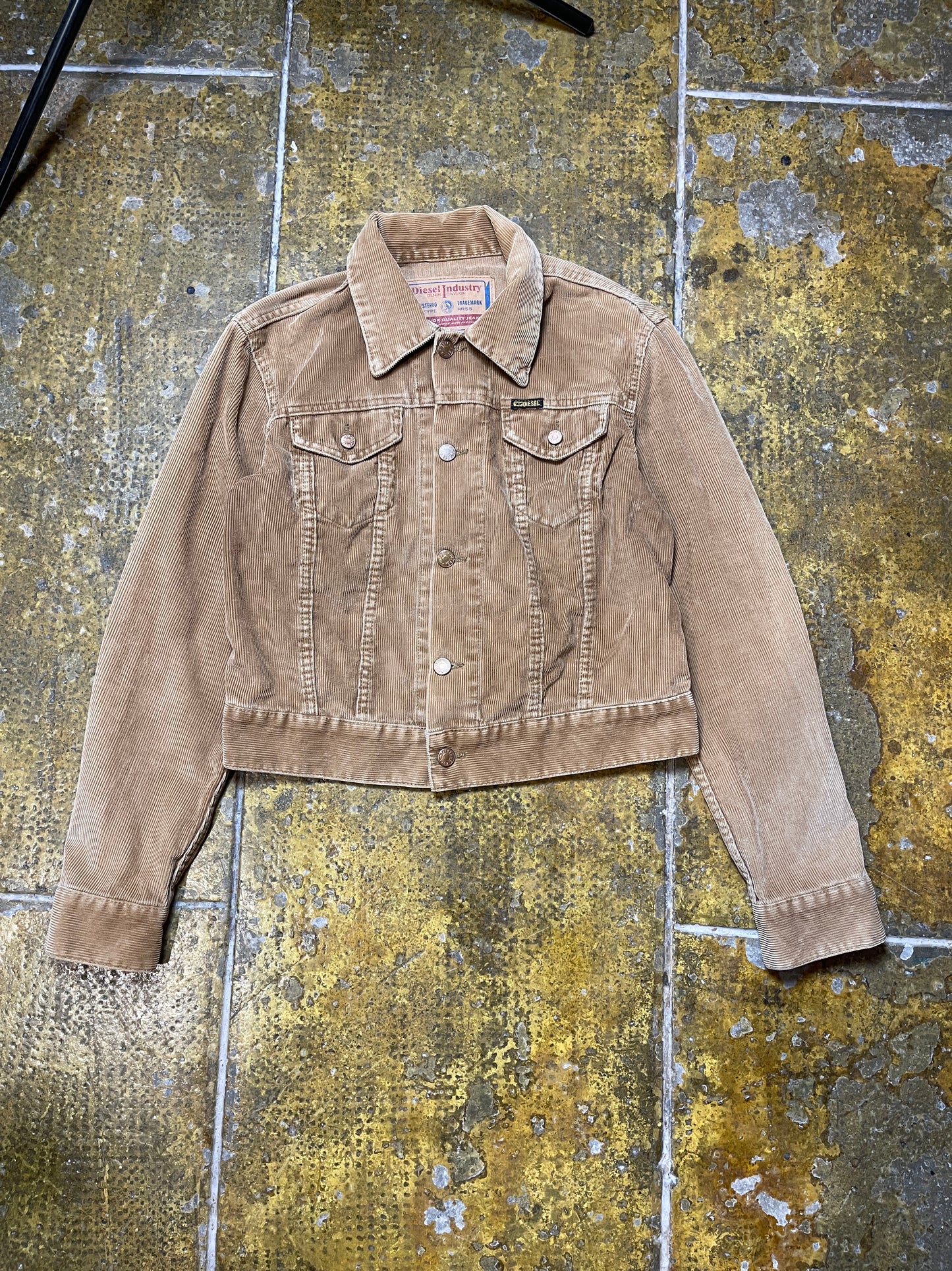 Diesel Corduroy Jacket Brown 2000s y2k - M