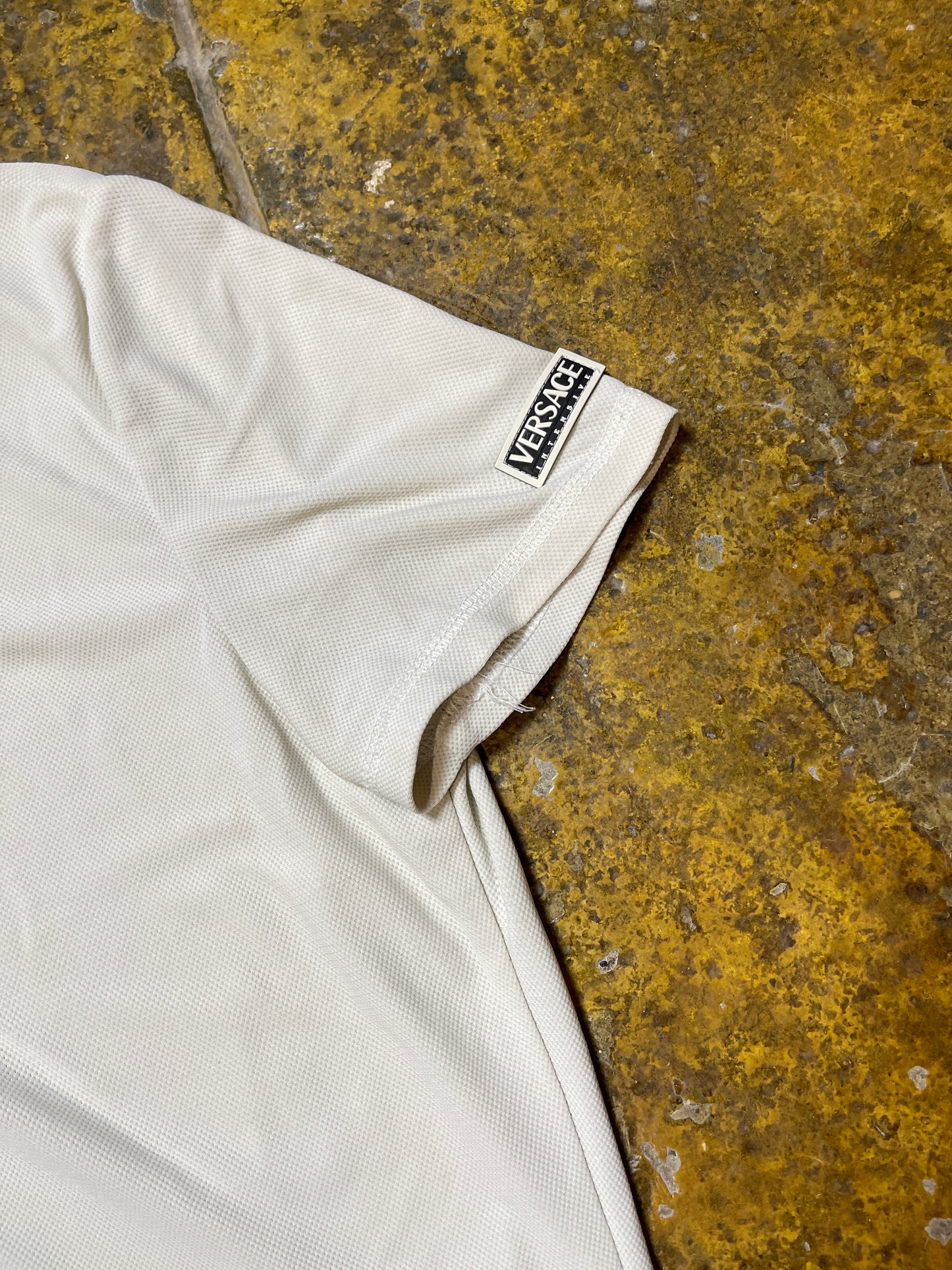 Versace Intensive Short Sleeve Top 2000s y2k White - L