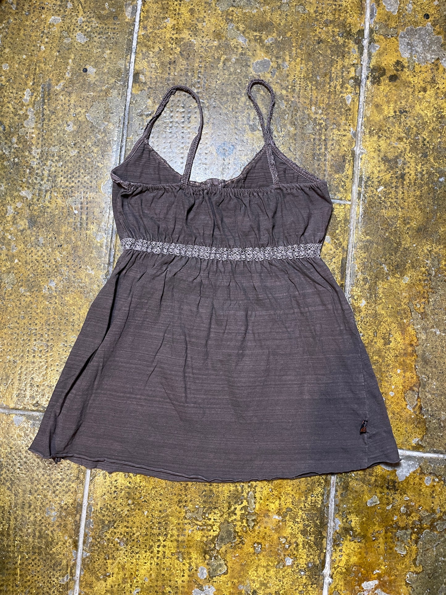 Fly Up Sleeveless Top Brown 2000s y2k - M