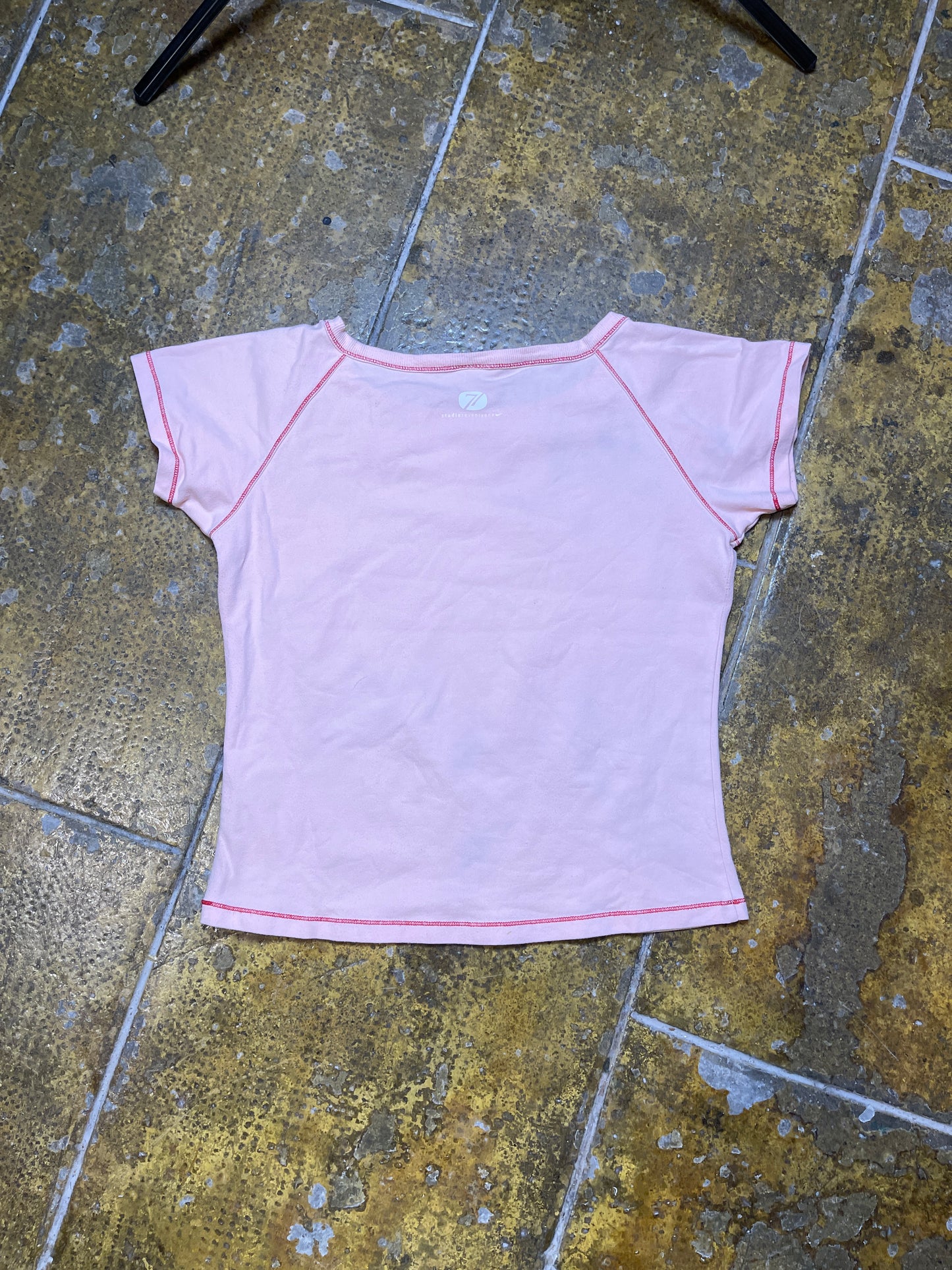 Nike Short Sleeve Top Rose 2000s y2k Studio 71 - XL