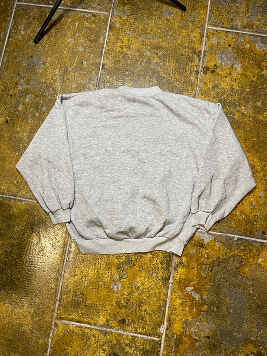Vintage Reebok Sweatshirt Gray 1990s - M