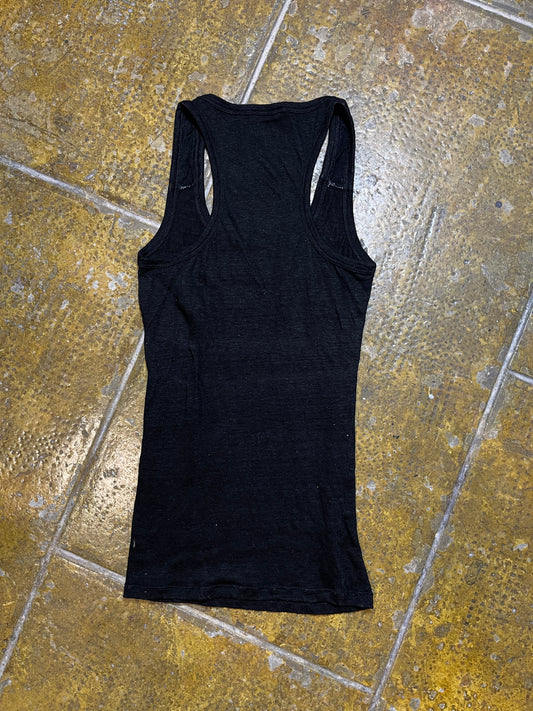 Morgan Sleeveless Top Black 2000s y2k - XS