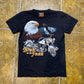 Biker Born to be Wild Short Sleeve Top Black 2000s y2k - S