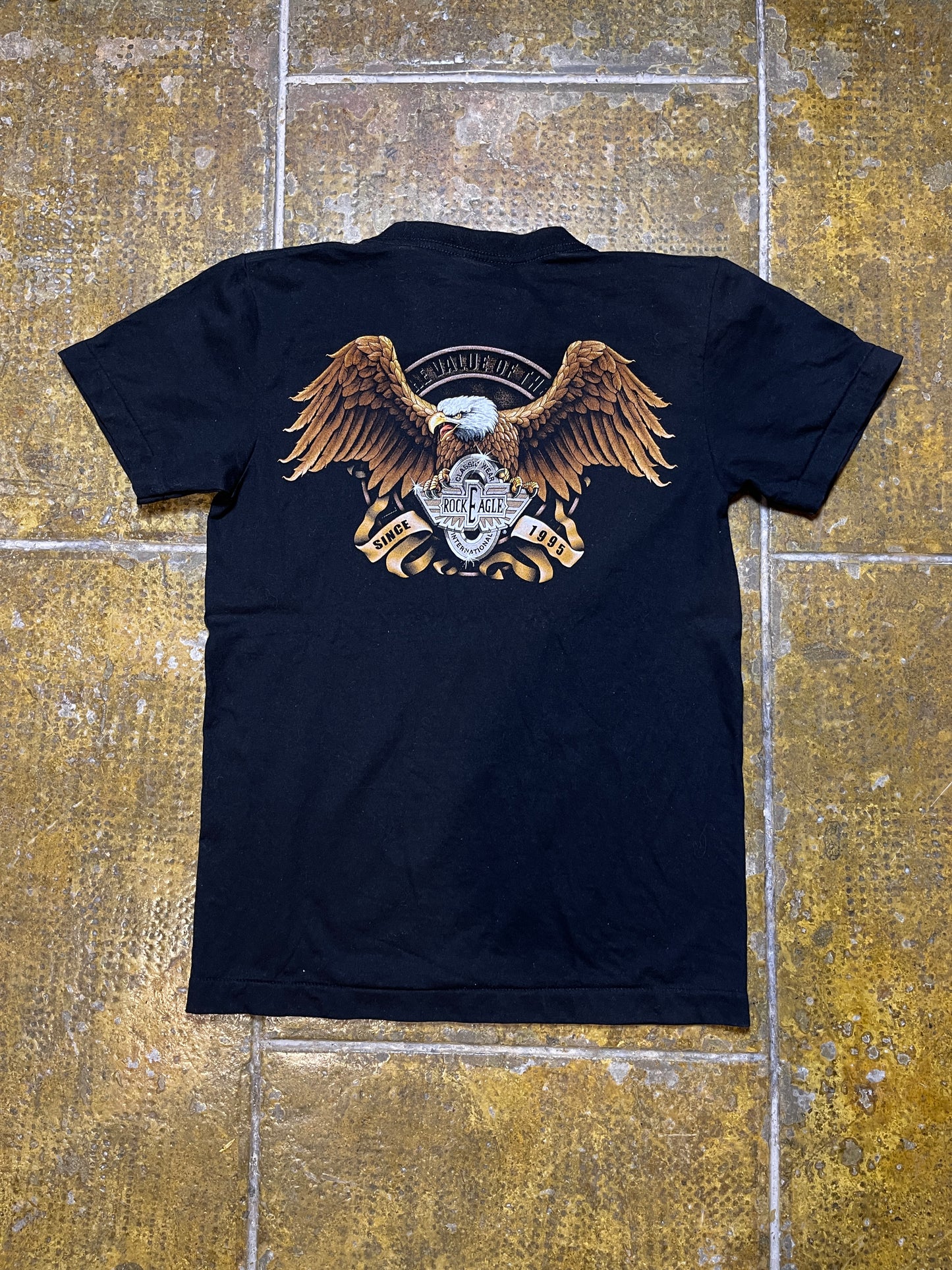 Biker Born to be Wild Short Sleeve Top Black 2000s y2k - S