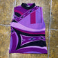 A de T Sleeveless Top Purple Black 2000s y2k Metallic - M